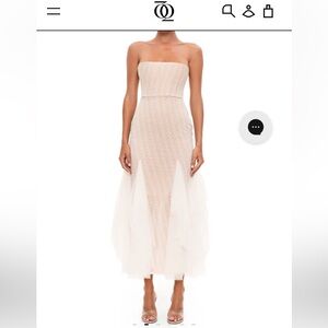 God Save Queens - Alizee strapless dress size M